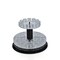 Azar Displays Two Tier Revolving Tester Display 8"H x 11"Dia - round slot 1" dia 225010 - alternate 1